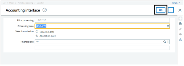 How to do Period End procedure in Sage X3