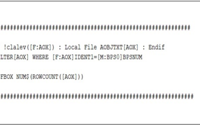 Calculating number of attachments in Sage X3