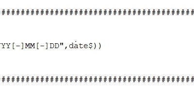 Change the Date Format using 4GL Script