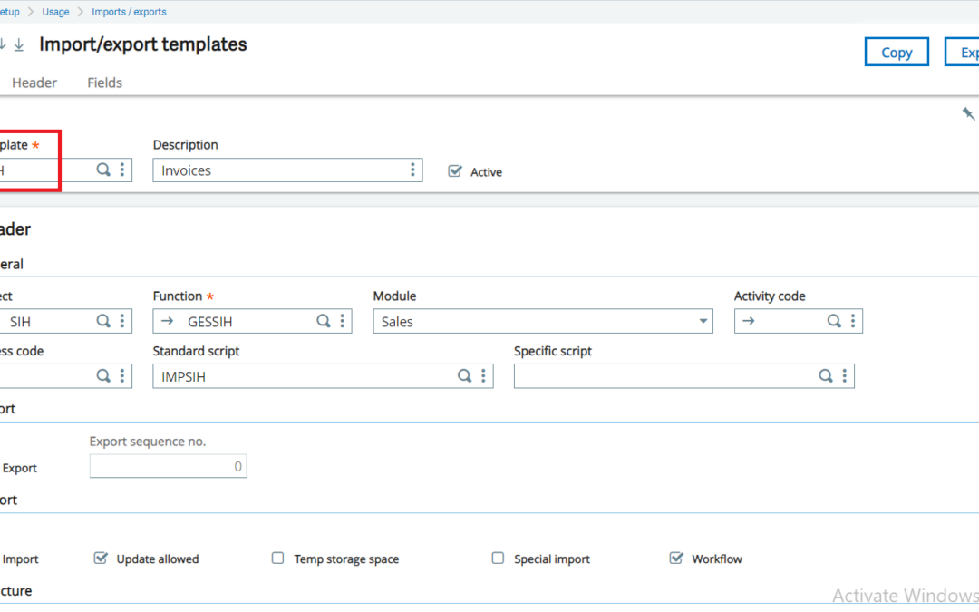 How to increase no. of characters in Line text entry using import template