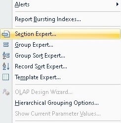 How to exclude header part on the last page on Purchase Order Report