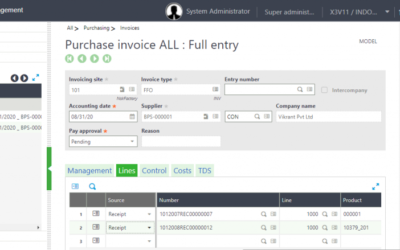 How to enable select all check box in the left side panel in Sage X3