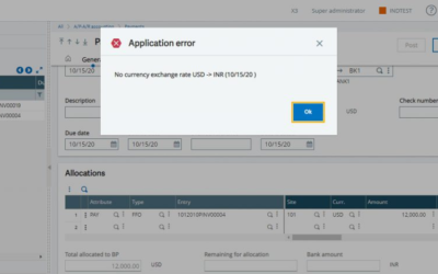 How to solve “No currency exchange rate” error on payment screen