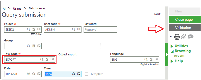 How to perform file Import/Export function using Batch Processing